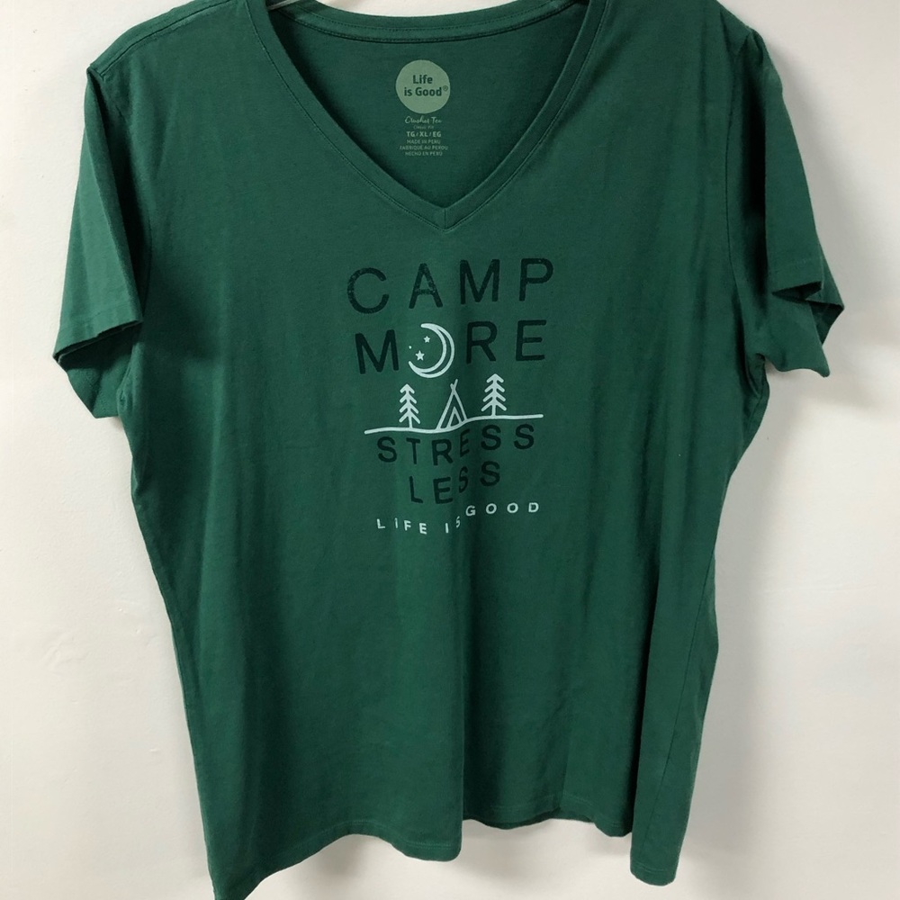 Life is good camping shirt